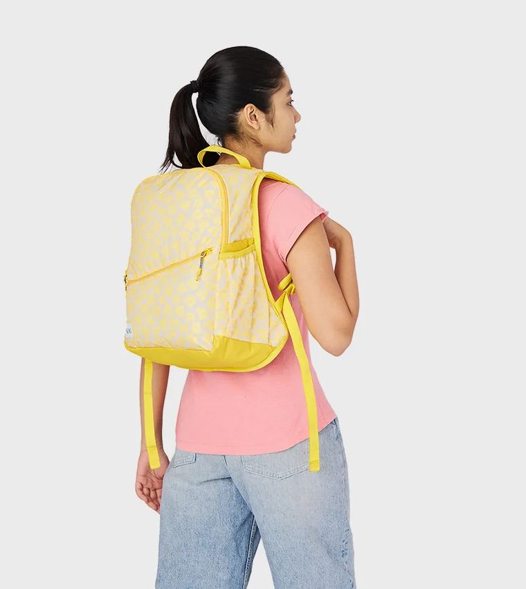WILDCRAFT Wildcraft Wiki Girl Pack Bloom Backpack, Yellow